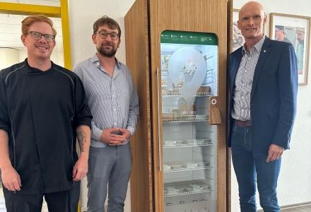 OB Elkemann mit Elmar Rensch und Christopher Bär.