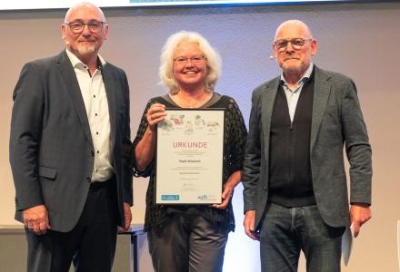 Günter Riemer, Winfried Hermann und Bettina Zedlitz.