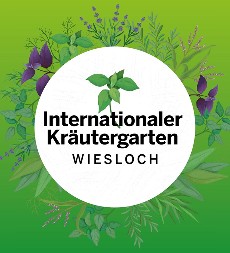 Logo mit Schriftzug: Internationaler Kräutergarten Wiesloch