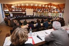 Blick in den Ratssaal, während der Haushaltsberatung 2012