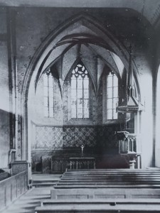 Foto vom Inneren der Stadtkirche: 1906 bis 1914.