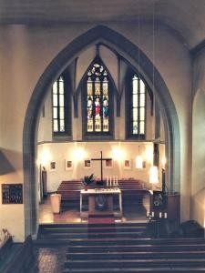 Foto vom Inneren der Stadtkirche: 1981 bis 2000.