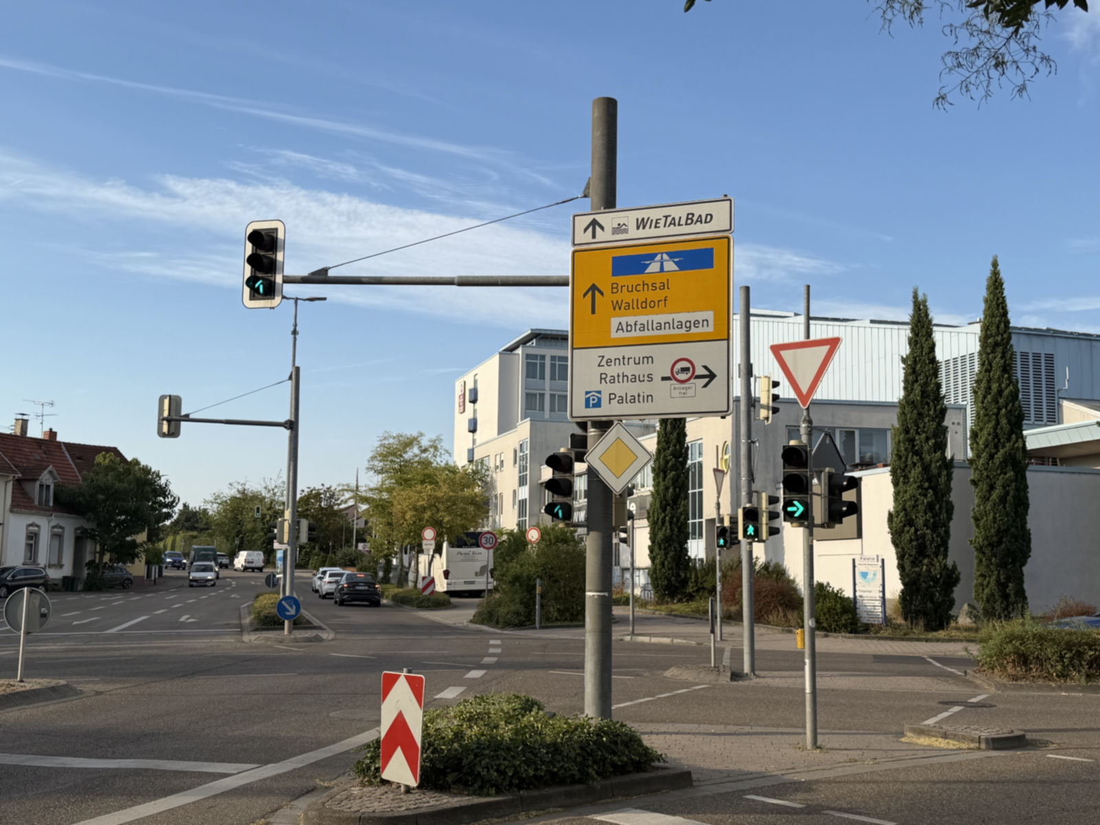 Ampelanlage am Palatin.