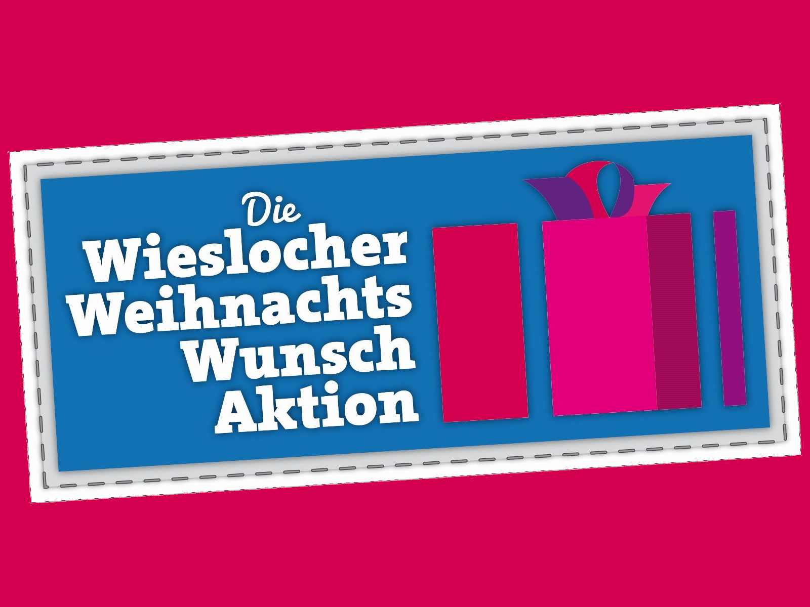 Logo der Wieslocher Weihnachtswunsch-Aktion.