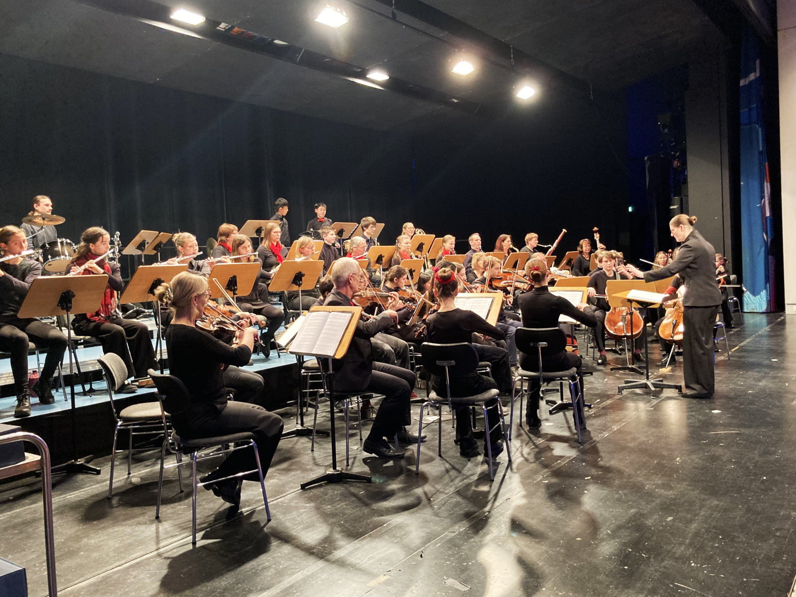 Sinfonieorchester der Musikschule Südliche Bergstraße unter der Leitung von Nadine Bösing.