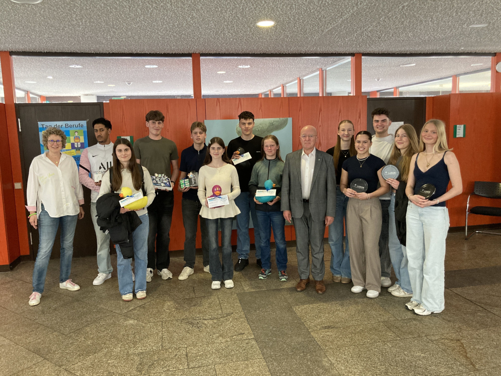 BM Ludwig Sauer und Sonja Krög bei der Preisverleihung.