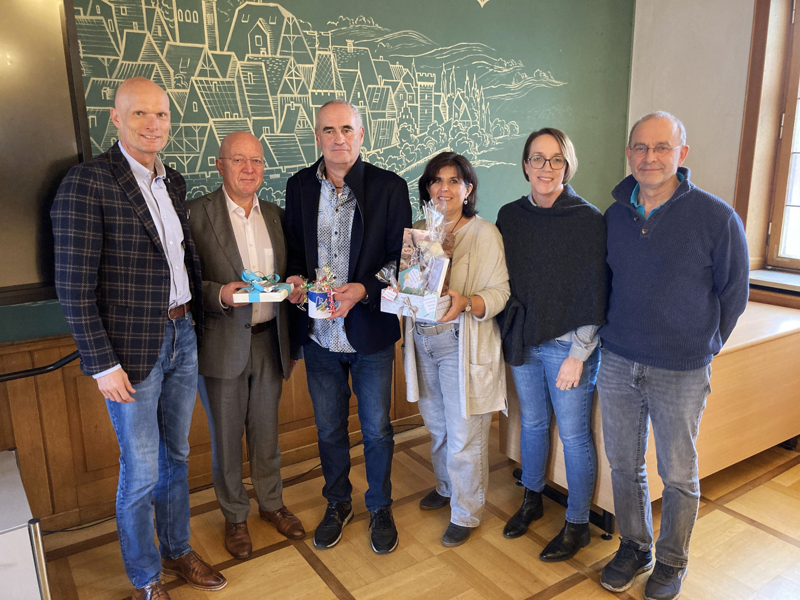 Feierliche Verabschiedung von Uwe Gänzler.