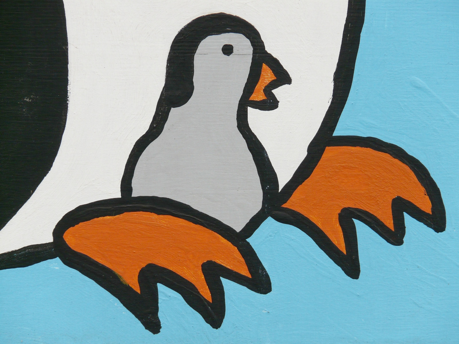 Bildausschnitt Pinguin-Kind.