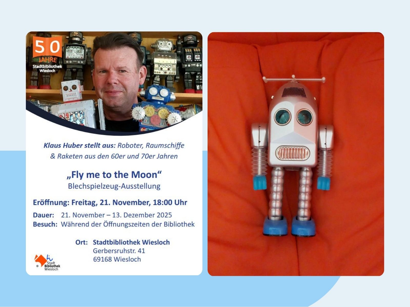 Veranstaltungsplakat zur Ausstellung.