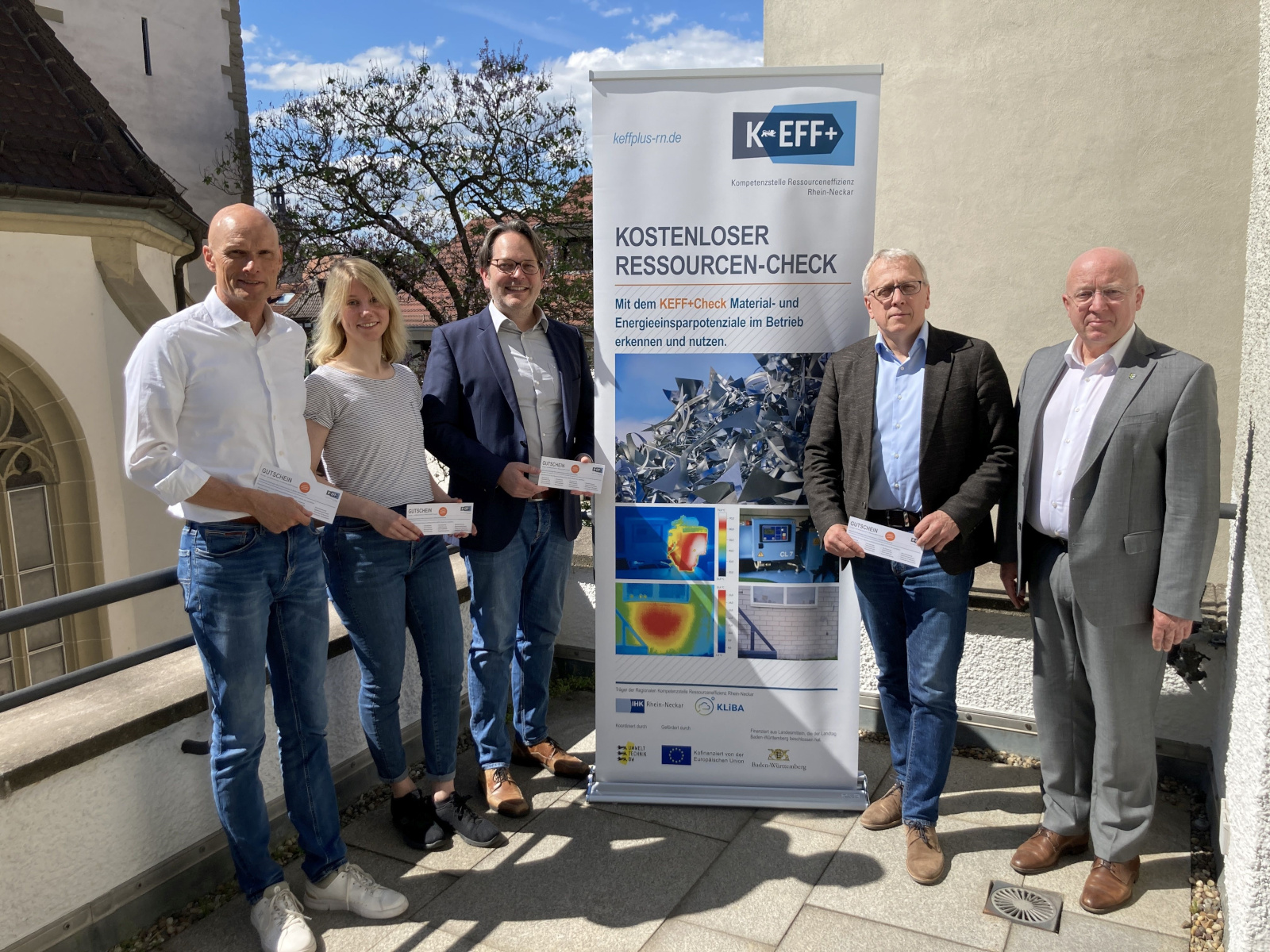 Vorstellung des Angebots beim monatlichen Pressegespräch des Oberbürgermeisteres.